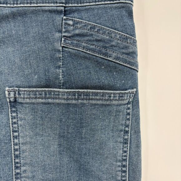 Free People Feel Alright Skinny Pull-on Jeans, Size 25, Cropped Boho Stretch - Picture 7 of 9
